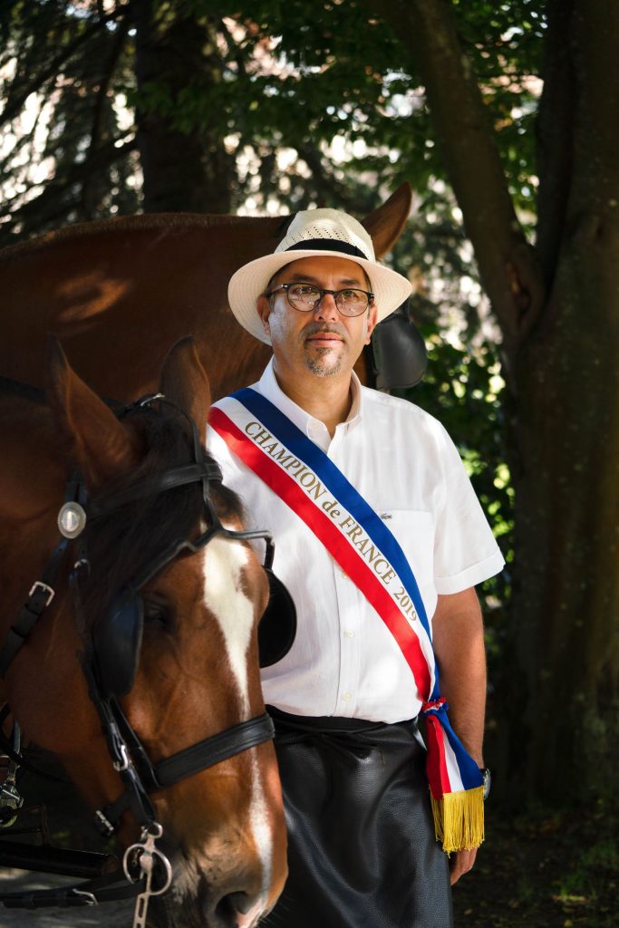 Benoît Farain, champion de France d'attelage - auberge normandie