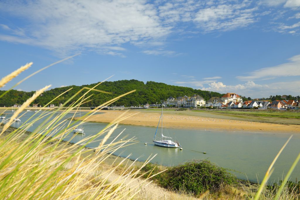 beach in Cabourg - hotel barneville la bertran