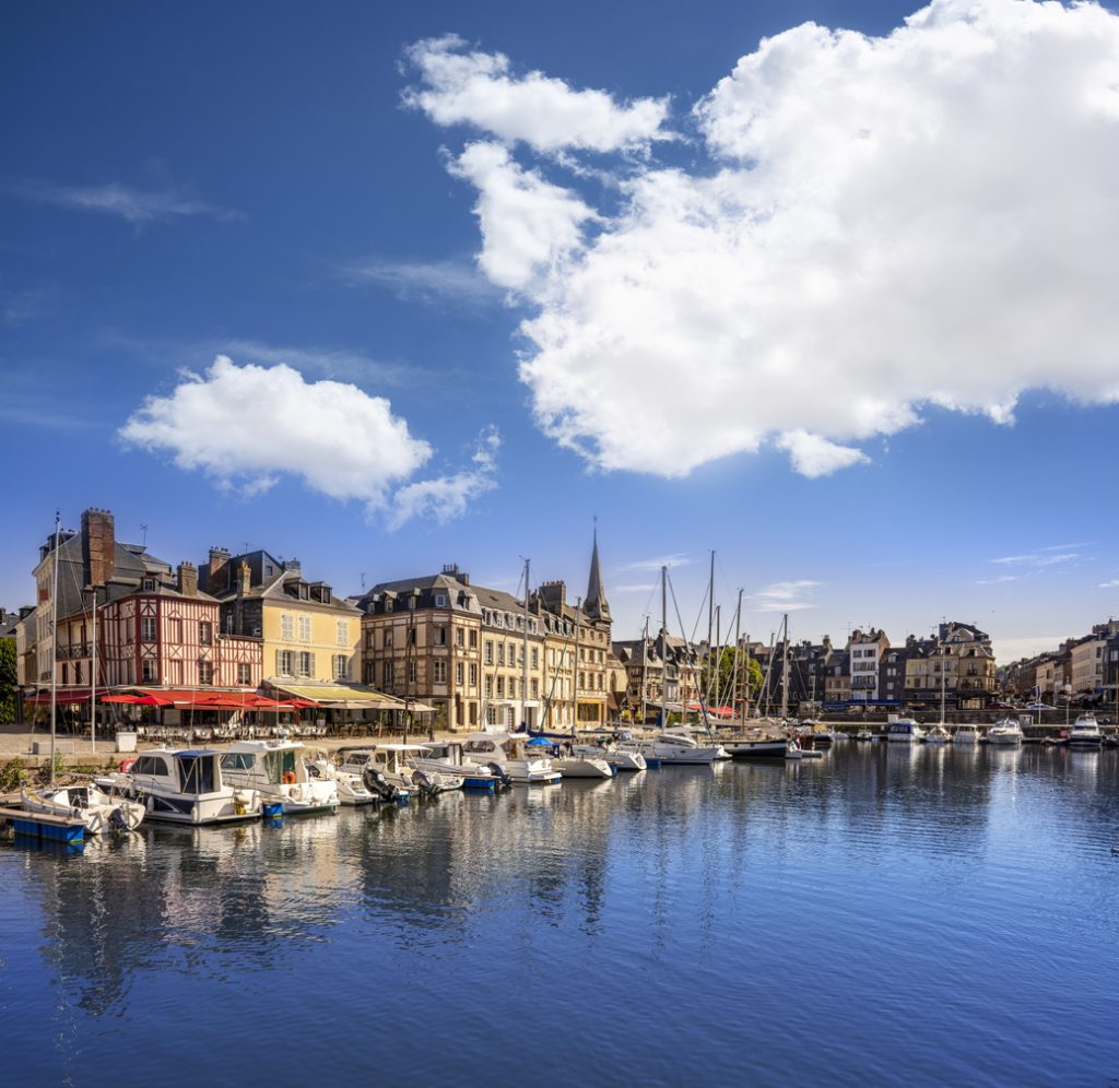 Blick auf den Hafen von Honfleur - hotel barneville la bertran